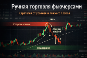 Ручная торговля фьючерсами: стратегия от уровней и ложного пробоя